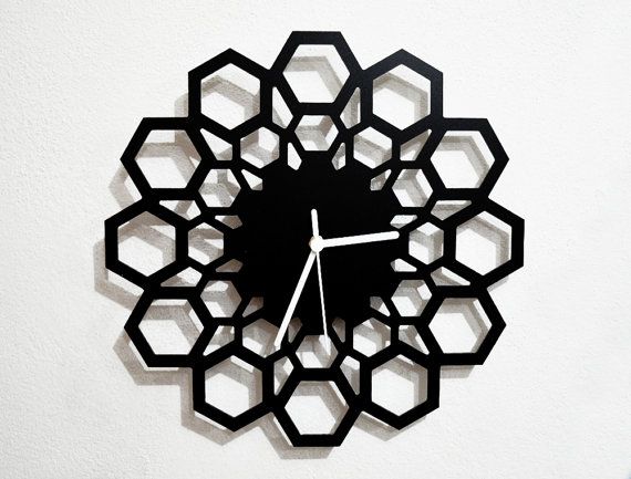 Geometrical Hexagon - Wall Clock