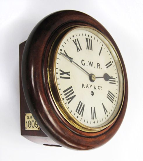 Great Western Railway (GWR) 8inch fusee clock | Railwayana