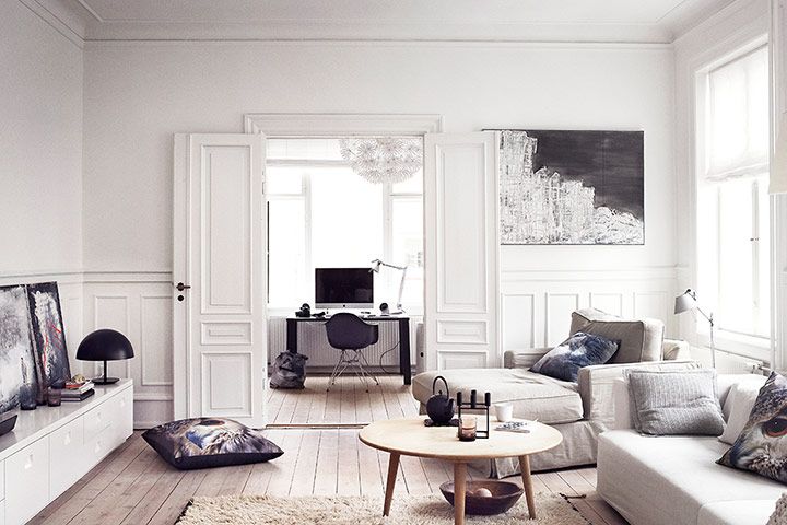 Danish Home Tour : The living room #scandi