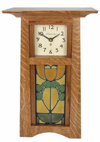 Craftsman Tile Clock  CTC  $289.00  $319.00 with copper dial face.  Available...