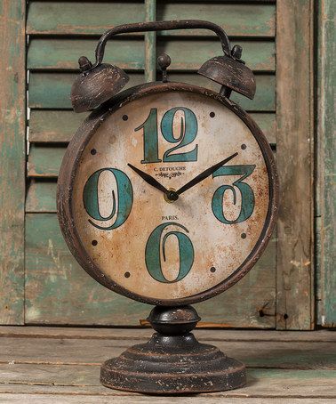 Look at this #zulilyfind! Two Bell Table Clock by Ragon House #zulilyfinds