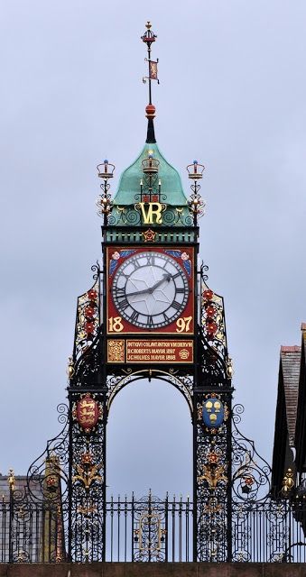 Queen Victoria Clock in Chester, England. | Most Beautiful Pages