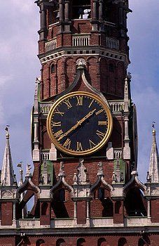 Spasskaya Tower Clock - Moscow, Russia