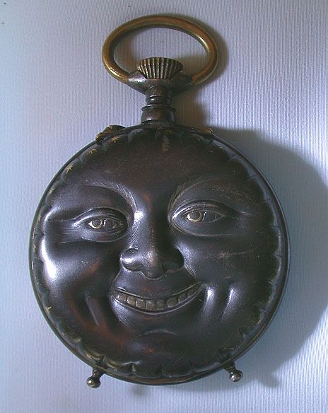 Man in the Moon Pocket Watch   circa. 1890.