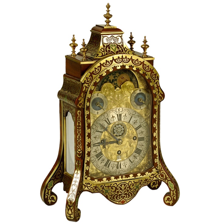 Rare South German Pendulum Clock Signed 