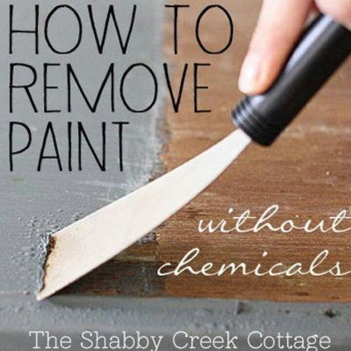 Remove paint without chemicals