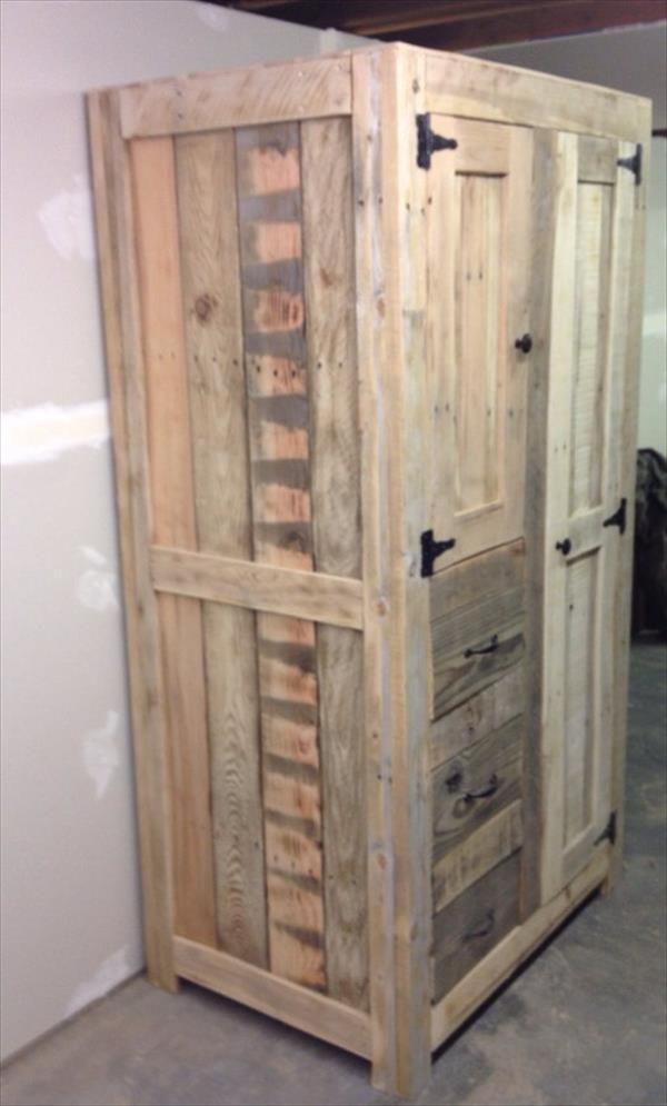 plan kitchen wall unit built from pallets - Google Search