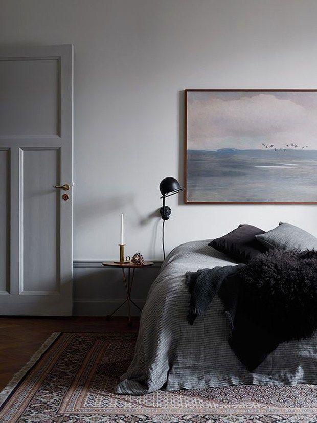 Room Envy | A moody grey bedroom | These Four Walls blog