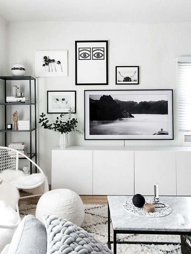 Gallery Wall Update: A TV That Matches Our Decor (Homey Oh My)