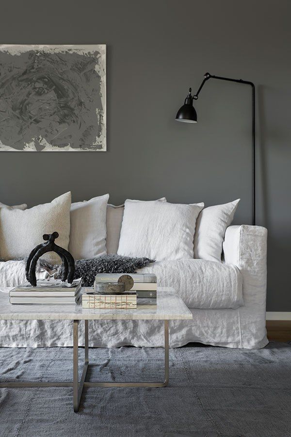 Home in blue and grey - via Coco Lapine Design