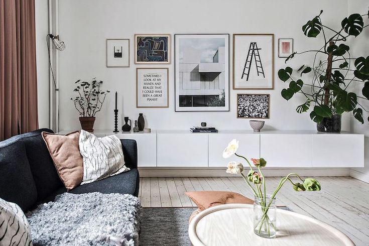 my scandinavian home: Blush / Brown Accents in a Lovely Swedish Home
