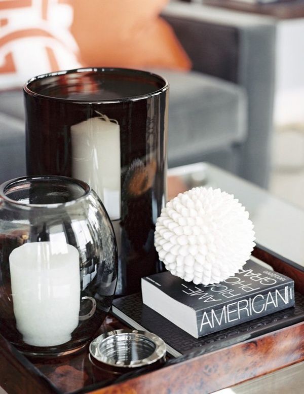 I would like this with more neutral colors!! Coffee Table Decor