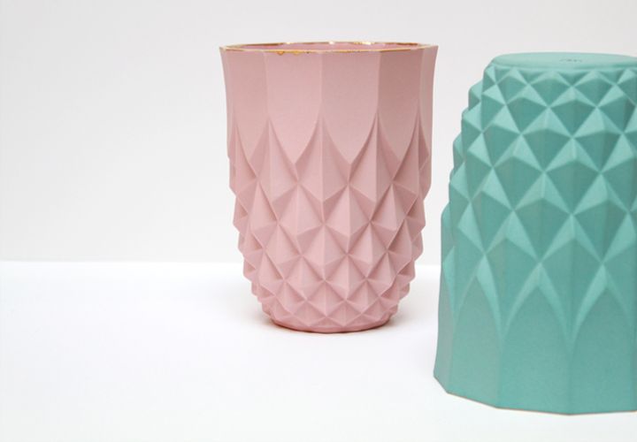 Pineapple Vases by Lenneke Wispelwey (NL).  Photography for & designshop by www....