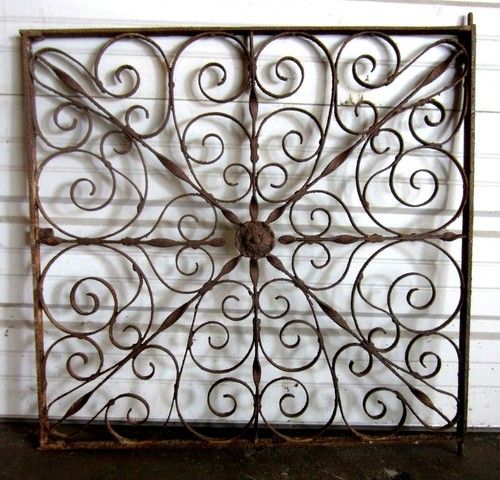 Beautiful old piece of iron. Reuse as table top, in the garden or just decorativ...