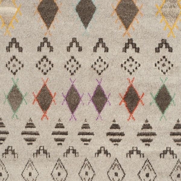 Safavieh Hand-Woven Kenya Natural/ Multi Wool Rug (9' x 12')