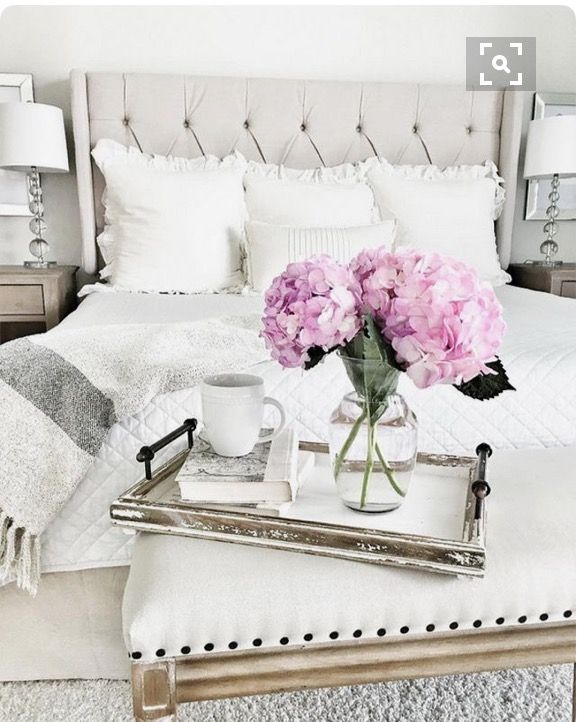 Lovely white bedroom