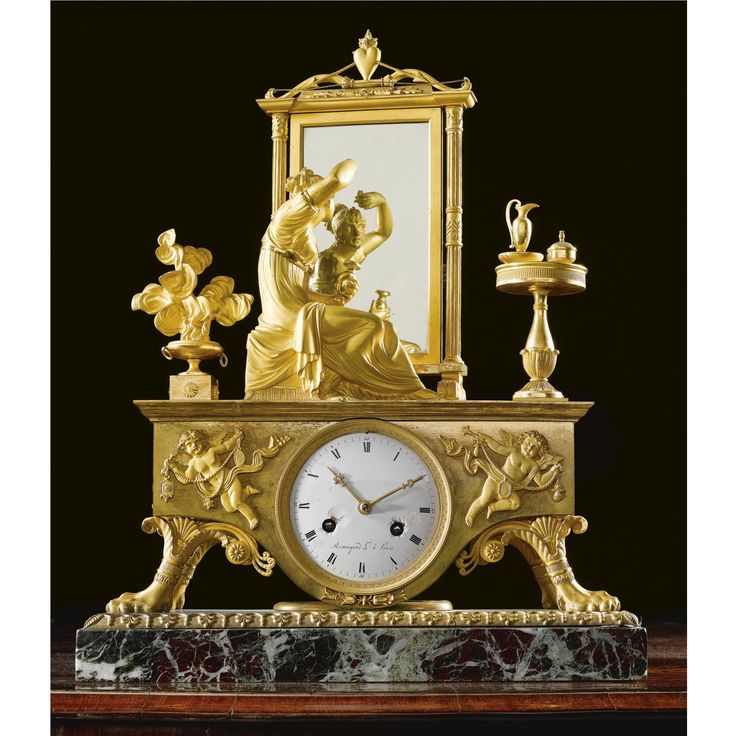 Antique clocks in Gold and Guilded themes.