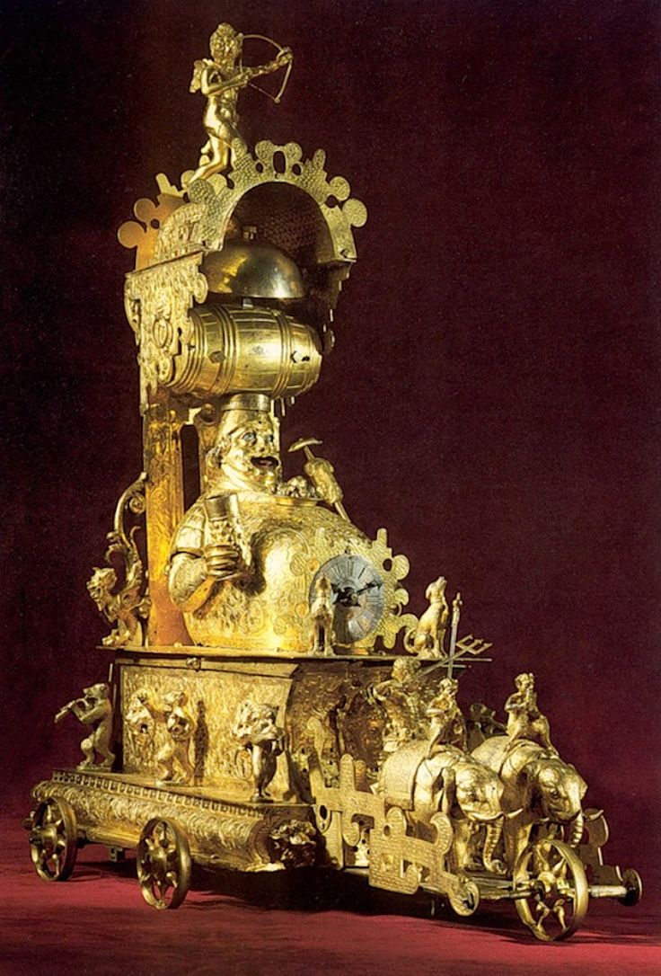 The chariot of Gambrinus, late 16th century. Southern Germany