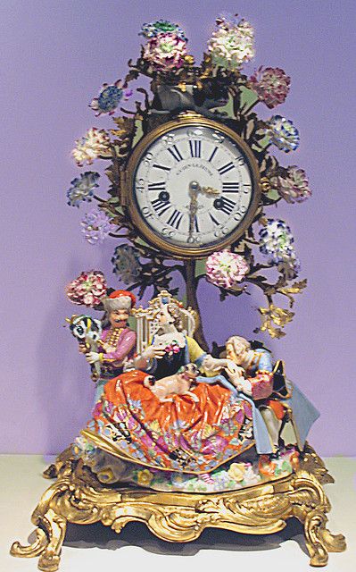 Mantle clock . (Paul) Gudin le Jeune of Paris. French late 17th