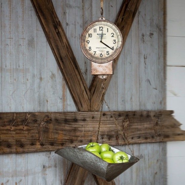 Hanging Produce Scale Clock