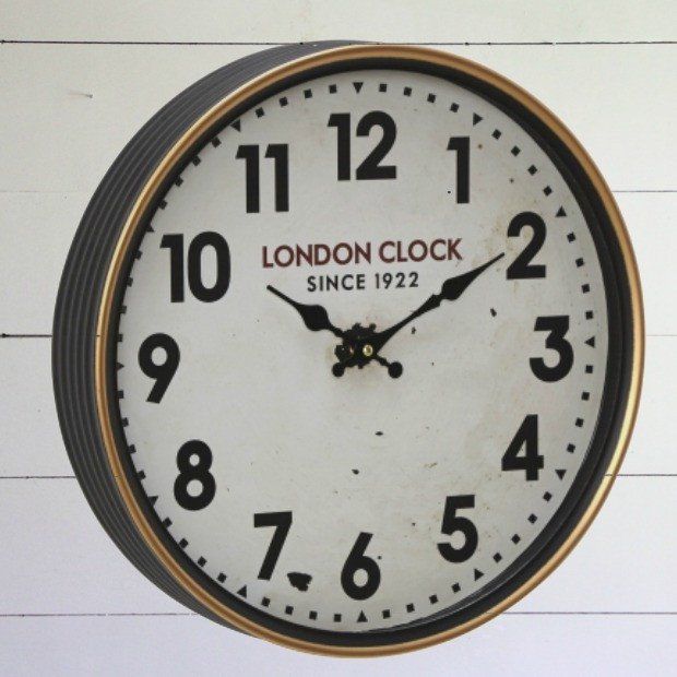 London Clock Company Retro Metal Wall Clock