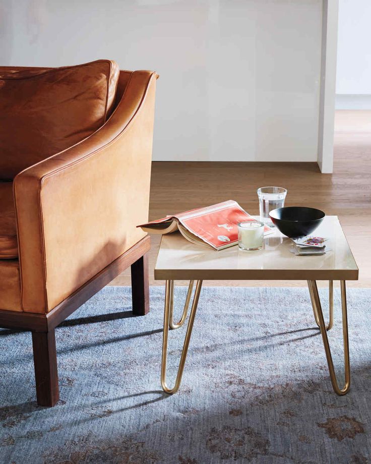 Brass-Leg Side Table | Martha Stewart