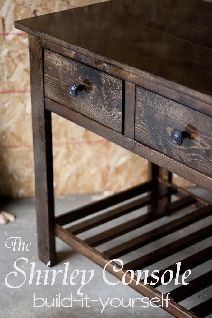 More Like Home: Shirley Console Table Plans