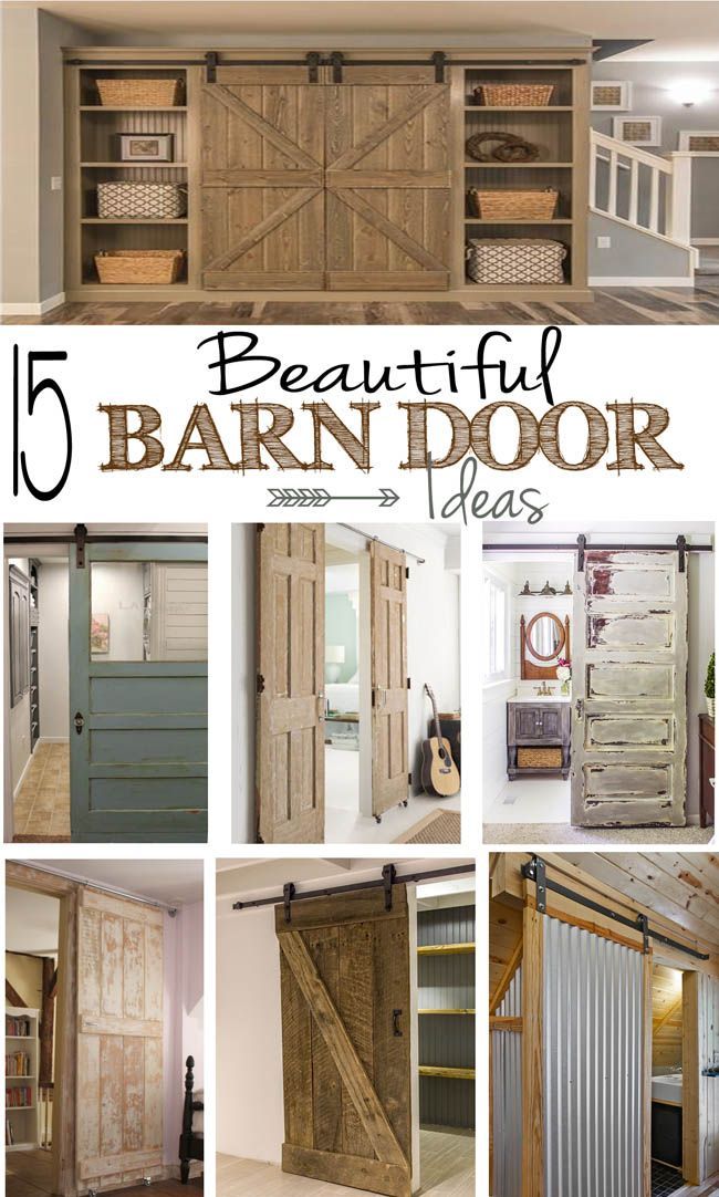 15 Beautiful Barn Door Ideas