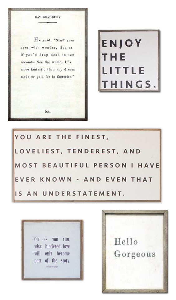 DIY Quote Art…and free printable sign!