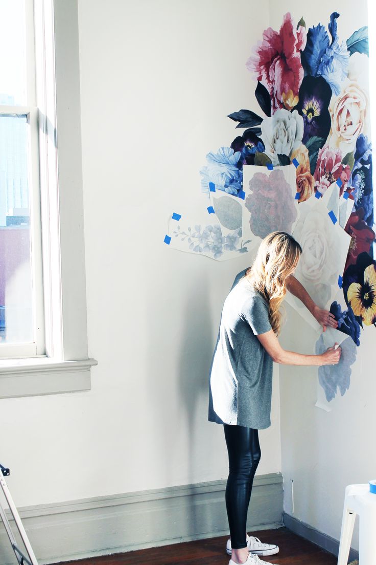 How To | Vintage Florals Step-by- Step - Urban Walls