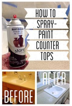 How to Spray Paint Countertops