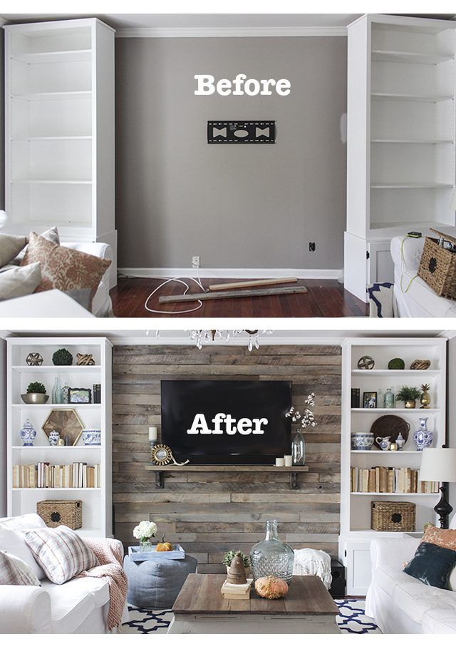 How to build a pallet accent wall in an afternoon. Includes tips on safe pallets...