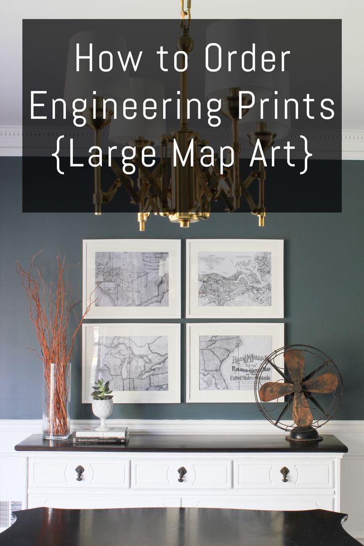How to order engineering prints. This is the perfect way to get inexpensive maps...