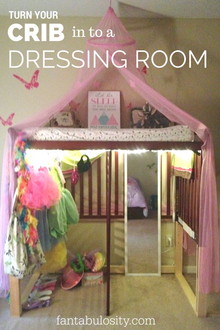 Turn your crib in to a dressing room!  Boy or Girl, any kid would love this for ...