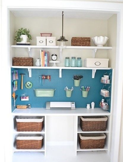 Use pegboards to keep your house organized - shareably.net