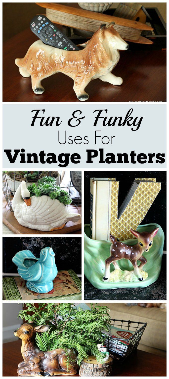 Alternative Uses For Vintage Planters