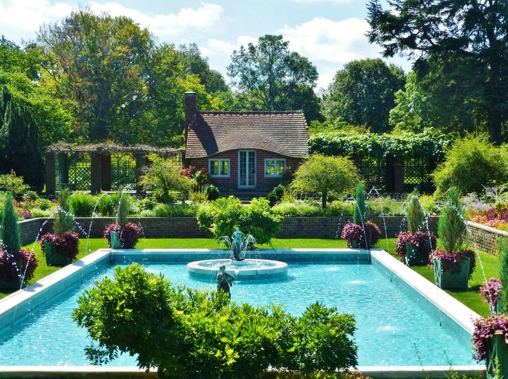 On closer inspection you will notice the adorable English Cottage, pool house at...
