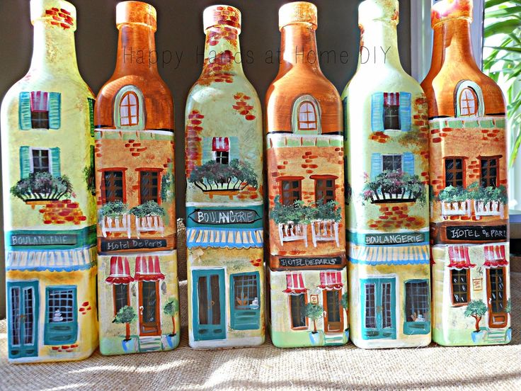 Happy Hands at Home DIY: Bottles Abroad!!