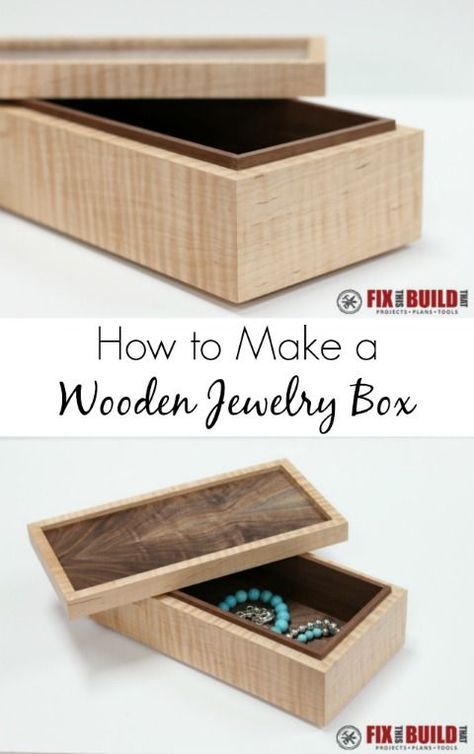 Making a simple DIY wooden jewelry box is not as hard as you think. Come see how...