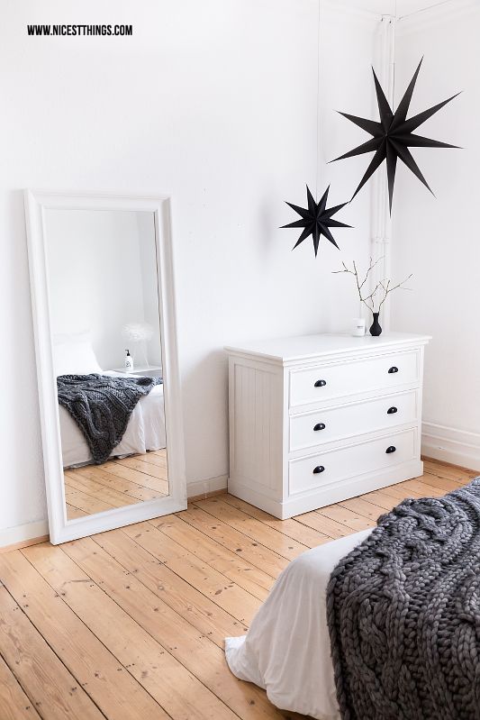 Nordic Bedroom White, Chunky Knit Throw und meine Erfahrungen mit dem Vorwerk Ko...