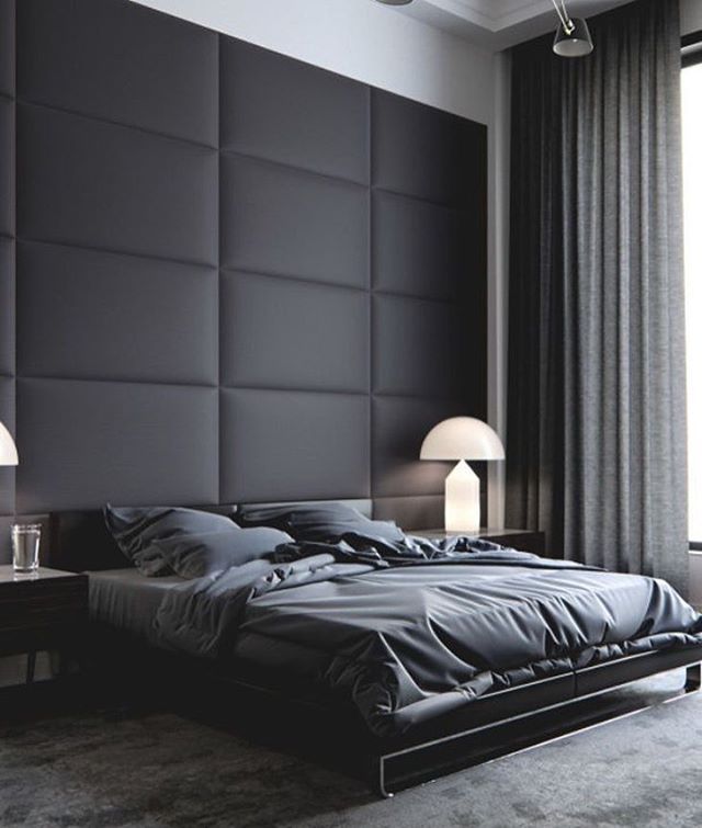 Panel wall and masculine aesthetic