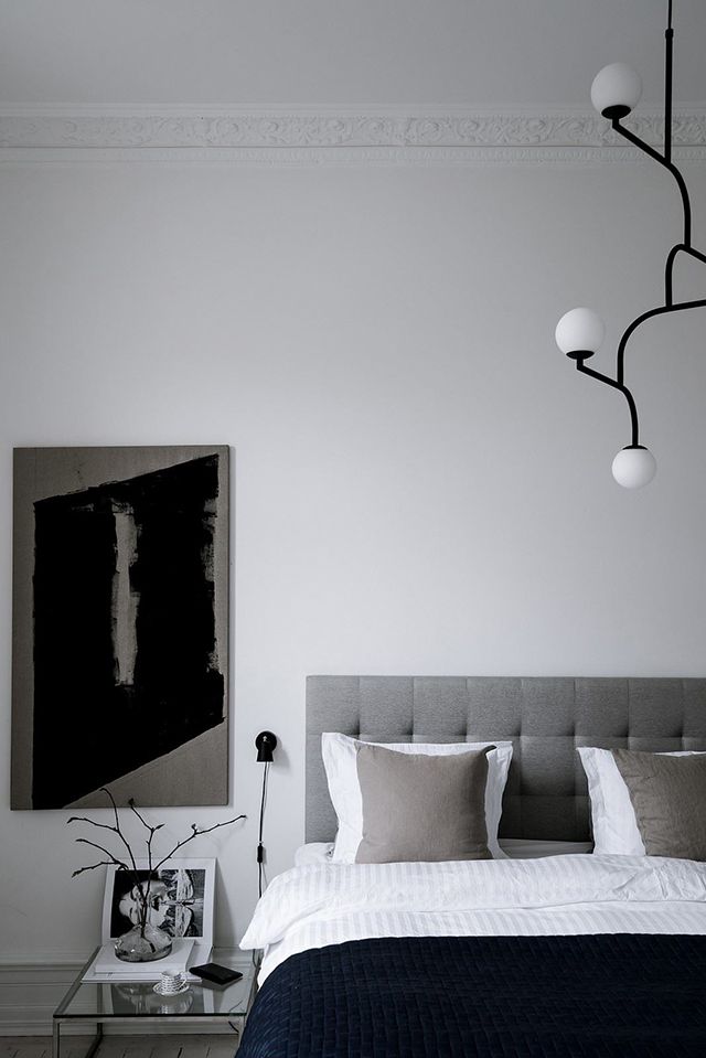 Sophisticated grey bedroom