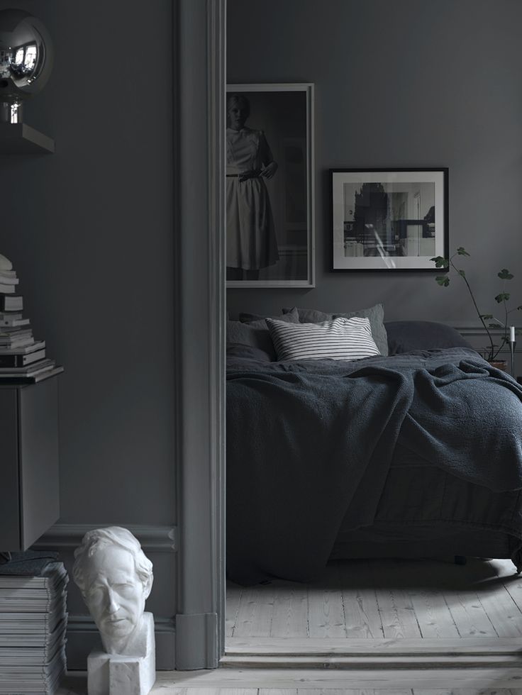 These gray interiors prove that implementing a dark color palette is the perfect...