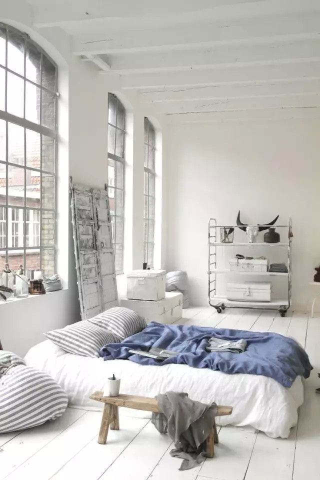 White Boho Bedroom