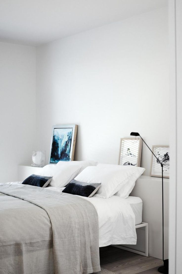 white modern bedroom grey | insideout