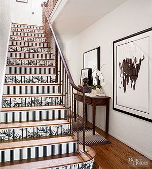 Bold Decorating Ideas Your Mom Wouldn't Try - patterned stairs