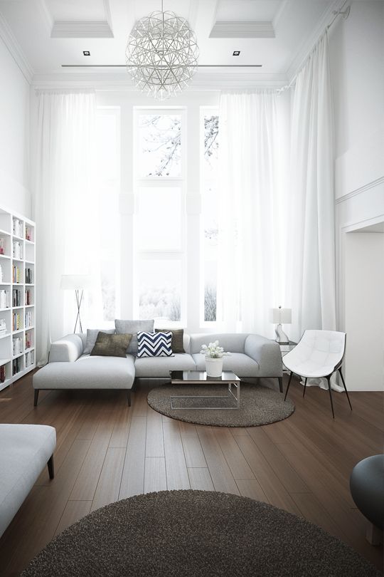 living room: inspired by “Maison du Boise” house
