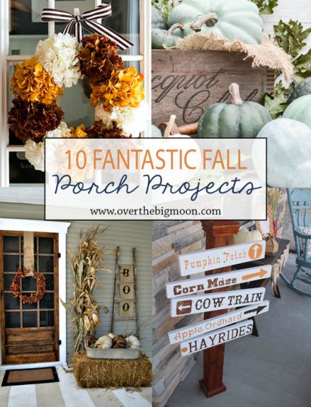 10 Fantastic Fall Projects - such great ideas that can all be done in 1/2 day…