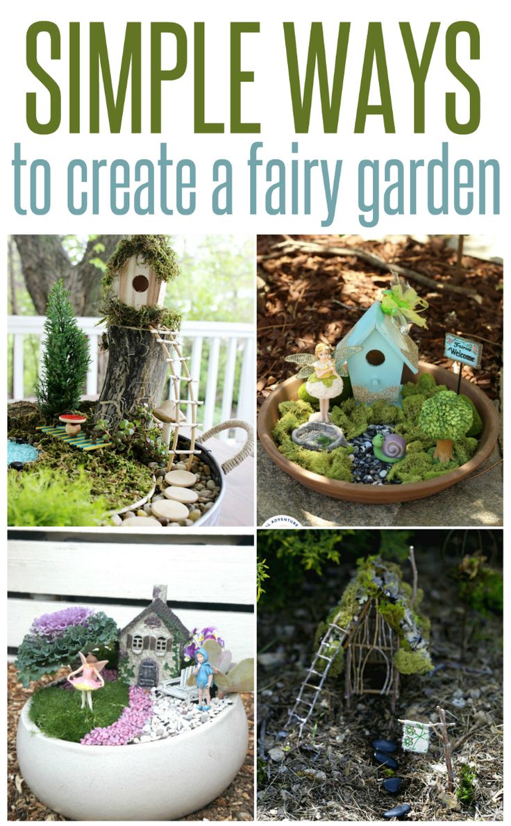 5 Ways to Create a Fairy Garden