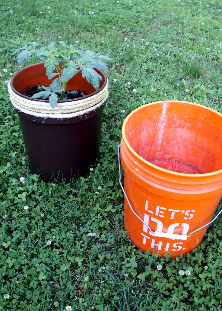 How to Make a Planter From a 5 Gallon Bucket — Tag & Tibby